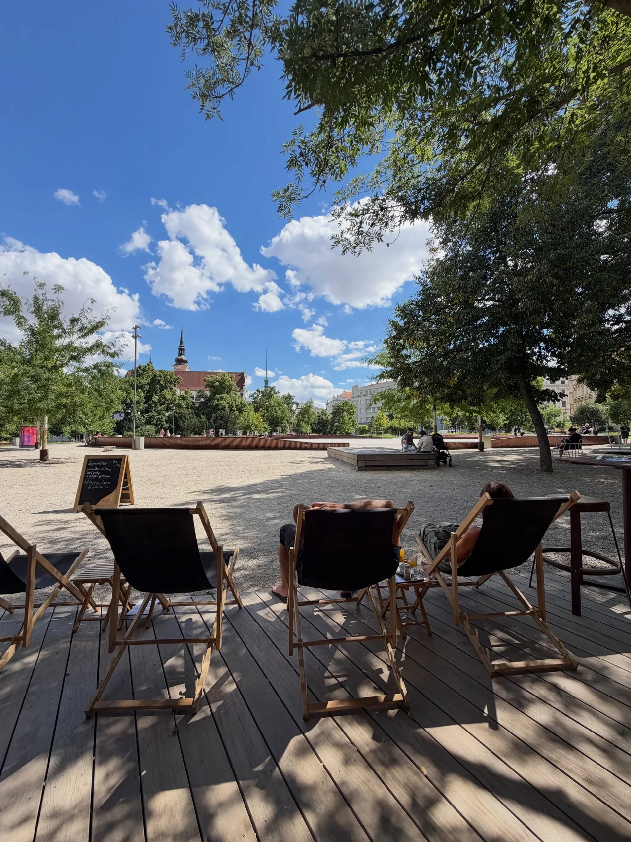 PARQ espresso bar v parku
