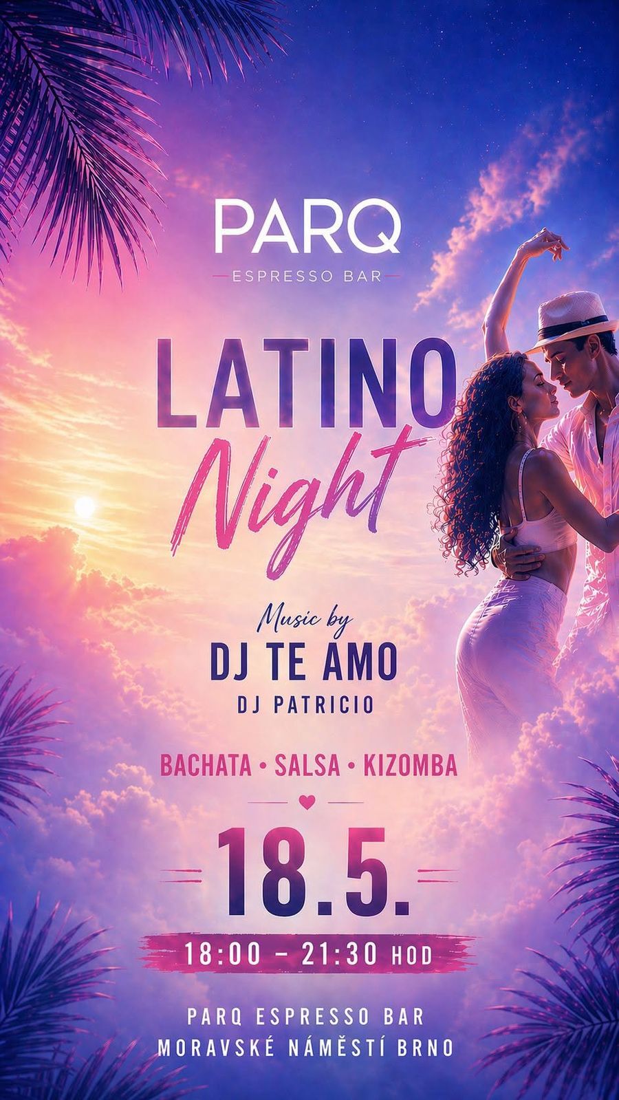 Latino Night v PARQ — taneční večer v parku